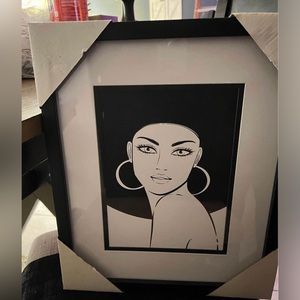Fashion Wall Art - Lady with Large Hat